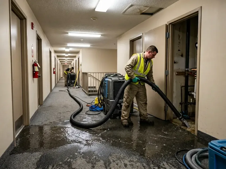 multi-unit-apartment-hallway-f-005 — frequently asked questions, Emergency Burst Pipe Water Extraction & Removal in Rancho S…